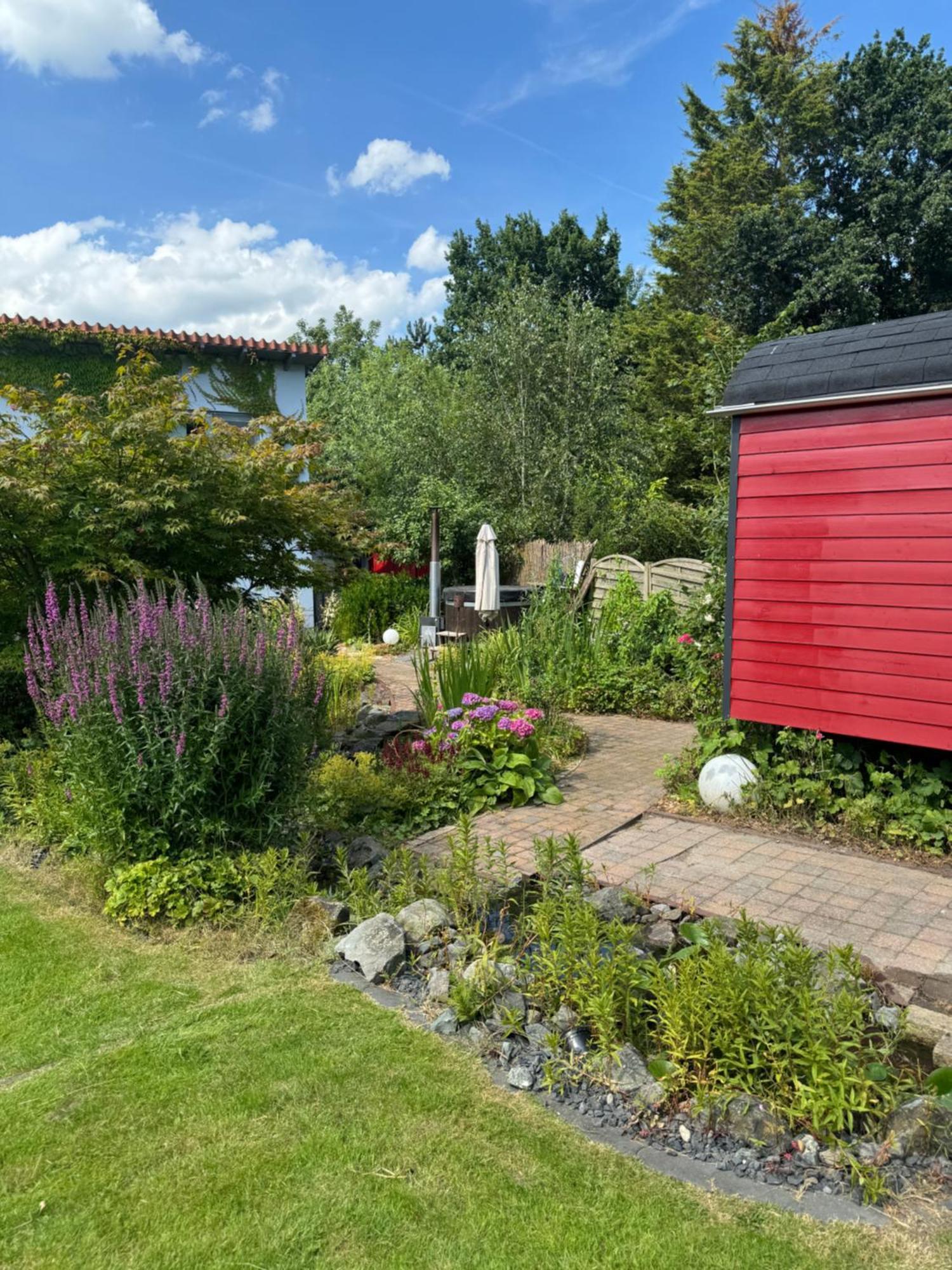 Luxurioeses Ferienhaus Am Ems Jade Kanal Sande Exterior foto